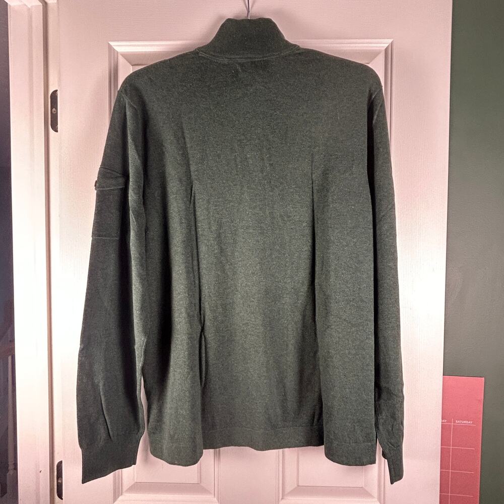 NEW Banana Republic Funnel Mockneck Sweater Mens Size XL Olive Green NWT - Picture 10 of 10